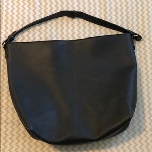 Black hobo bag